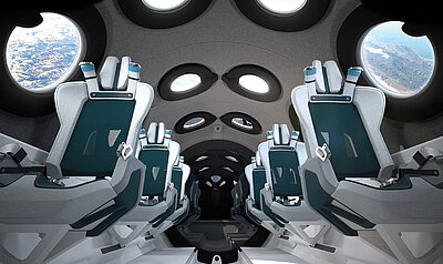 Virgin Galactic Spaceship Interior 